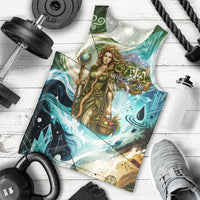 Gaia Mother Of Earth Goddess Men Tank Top Greek Mythology Sacred Geometry Fantasy