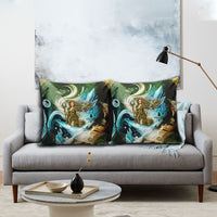 Gaia Mother Of Earth Goddess Pillow Cover Greek Mythology Sacred Geometry Fantasy
