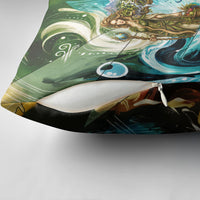 Gaia Mother Of Earth Goddess Pillow Cover Greek Mythology Sacred Geometry Fantasy