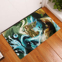 Gaia Mother Of Earth Goddess Rubber Doormat Greek Mythology Sacred Geometry Fantasy
