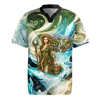 Gaia Mother Of Earth Goddess Rugby Jersey Greek Mythology Sacred Geometry Fantasy