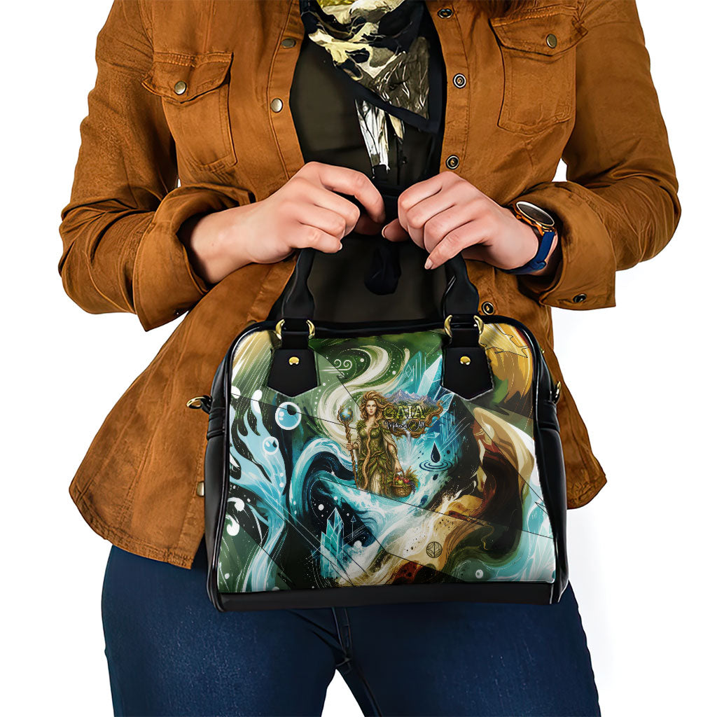Gaia Mother Of Earth Goddess Shoulder Handbag Greek Mythology Sacred Geometry Fantasy