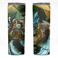 Gaia Mother Of Earth Goddess Skinny Tumbler Greek Mythology Sacred Geometry Fantasy