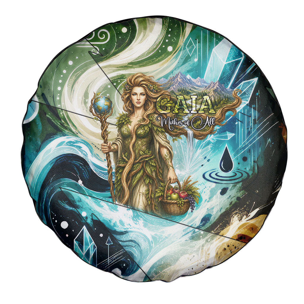 Gaia Mother Of Earth Goddess Spare Tire Cover Greek Mythology Sacred Geometry Fantasy