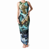 Gaia Mother Of Earth Goddess Tank Maxi Dress Greek Mythology Sacred Geometry Fantasy