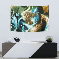 Gaia Mother Of Earth Goddess Tapestry Greek Mythology Sacred Geometry Fantasy