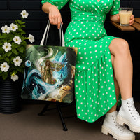 Gaia Mother Of Earth Goddess Tote Bag Greek Mythology Sacred Geometry Fantasy