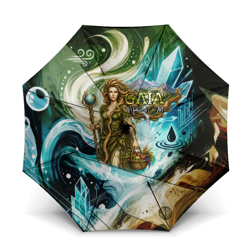 Gaia Mother Of Earth Goddess Umbrella Greek Mythology Sacred Geometry Fantasy