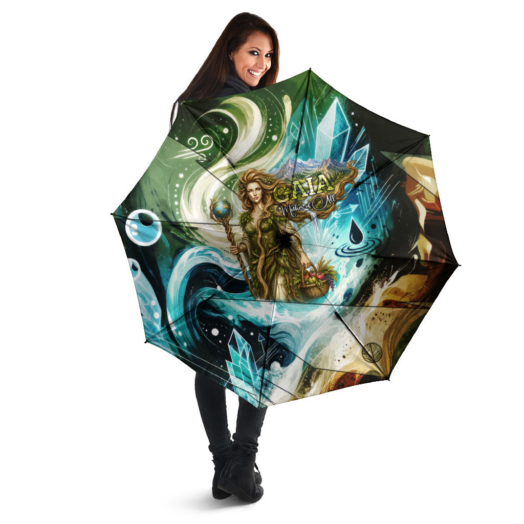 Gaia Mother Of Earth Goddess Umbrella Greek Mythology Sacred Geometry Fantasy