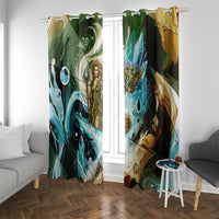 Gaia Mother Of Earth Goddess Window Curtain Greek Mythology Sacred Geometry Fantasy