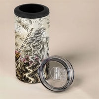 Gaia Mother Earth Sacred Eye 4 in 1 Can Cooler Tumbler Greek Vintage Botanical Sketch Esoteric Spiritual Floral