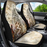 Gaia Mother Earth Sacred Eye Car Seat Cover Greek Vintage Botanical Sketch Esoteric Spiritual Floral