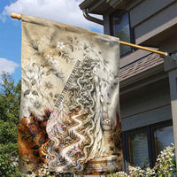Gaia Mother Earth Sacred Eye Garden Flag Greek Vintage Botanical Sketch Esoteric Spiritual Floral