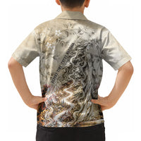 Gaia Mother Earth Sacred Eye Hawaiian Shirt Greek Vintage Botanical Sketch Esoteric Spiritual Floral