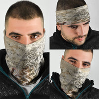 Gaia Mother Earth Sacred Eye Neck Gaiter Greek Vintage Botanical Sketch Esoteric Spiritual Floral