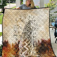 Gaia Mother Earth Sacred Eye Quilt Greek Vintage Botanical Sketch Esoteric Spiritual Floral