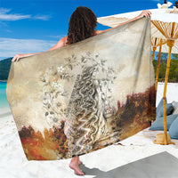 Gaia Mother Earth Sacred Eye Sarong Greek Vintage Botanical Sketch Esoteric Spiritual Floral