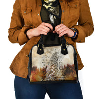 Gaia Mother Earth Sacred Eye Shoulder Handbag Greek Vintage Botanical Sketch Esoteric Spiritual Floral