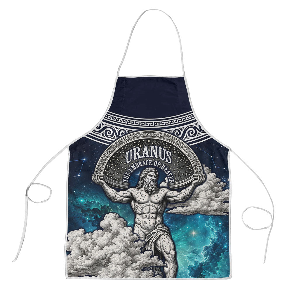 Uranus Greek God Of The Sky Apron Greek Mythology Celestial Zodiac Constellation Vintage