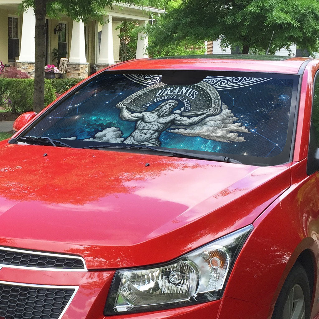Uranus Greek God Of The Sky Auto Sun Shade Greek Mythology Celestial Zodiac Constellation Vintage
