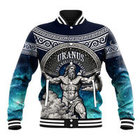 Uranus Greek God Of The Sky Baseball Jacket Greek Mythology Celestial Zodiac Constellation Vintage