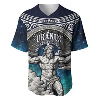 Uranus Greek God Of The Sky Baseball Jersey Greek Mythology Celestial Zodiac Constellation Vintage