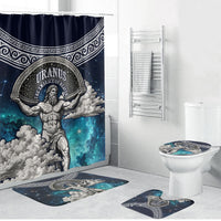 Uranus Greek God Of The Sky Bathroom Set Greek Mythology Celestial Zodiac Constellation Vintage