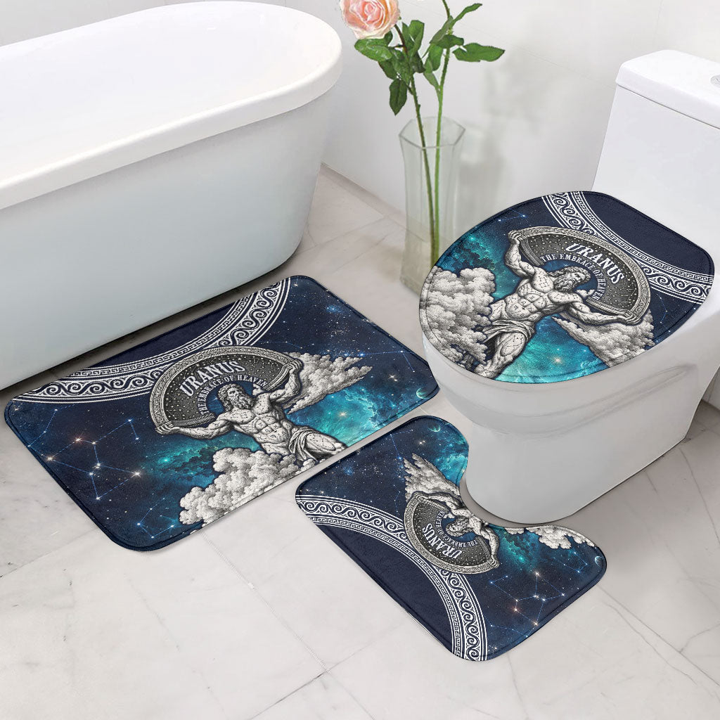 Uranus Greek God Of The Sky Bathroom Set Greek Mythology Celestial Zodiac Constellation Vintage