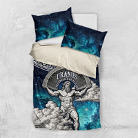 Uranus Greek God Of The Sky Bedding Set Greek Mythology Celestial Zodiac Constellation Vintage