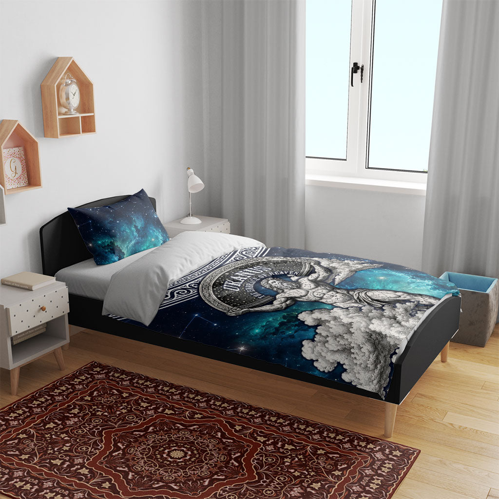 Uranus Greek God Of The Sky Bedding Set Greek Mythology Celestial Zodiac Constellation Vintage