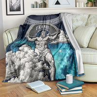 Uranus Greek God Of The Sky Blanket Greek Mythology Celestial Zodiac Constellation Vintage