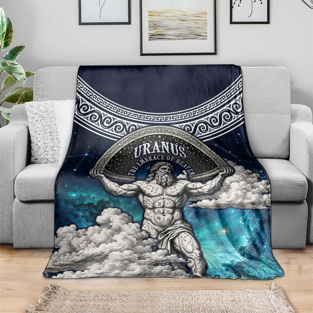 Uranus Greek God Of The Sky Blanket Greek Mythology Celestial Zodiac Constellation Vintage