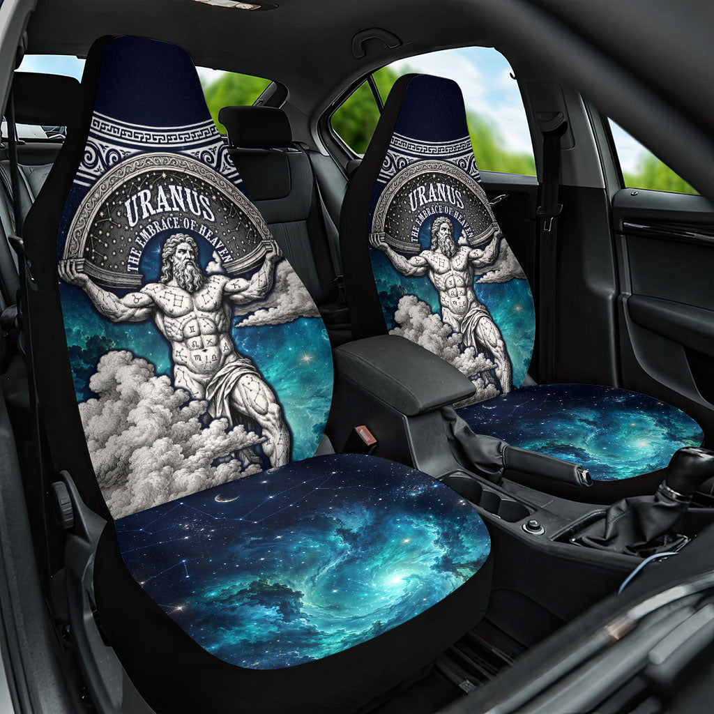 Uranus Greek God Of The Sky Car Seat Cover Greek Mythology Celestial Zodiac Constellation Vintage