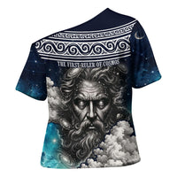 Uranus Greek God Of The Sky Cross Shoulder Shirt Greek Mythology Celestial Zodiac Constellation Vintage