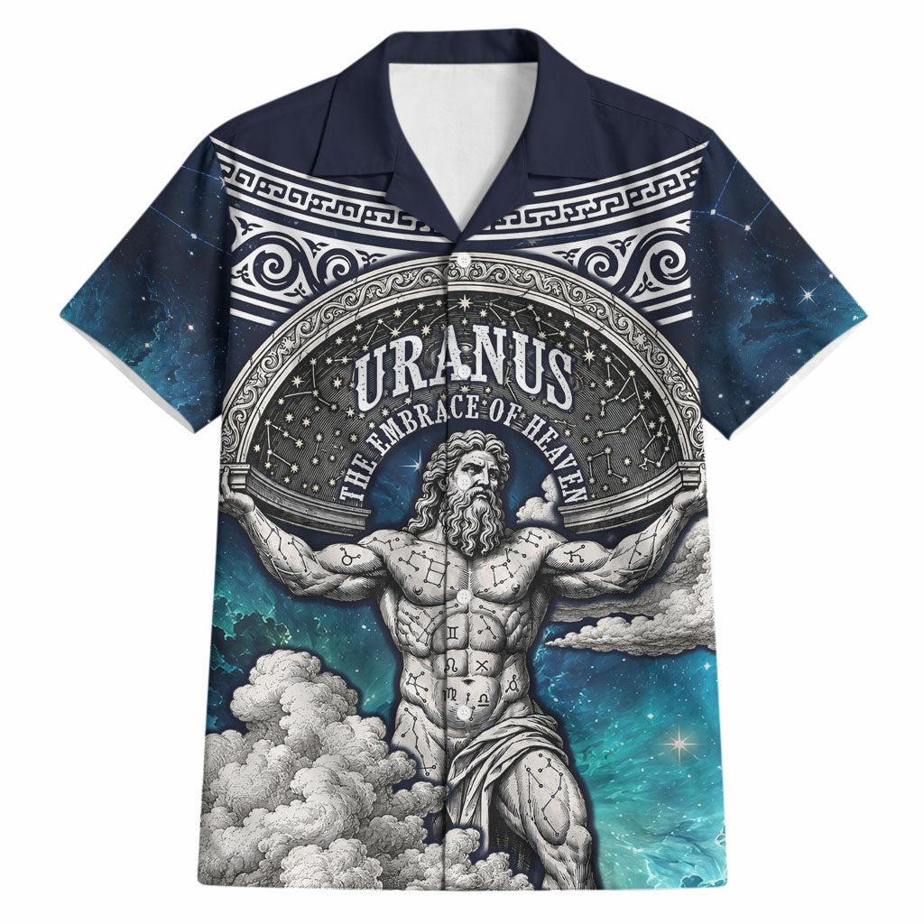 Uranus Greek God Of The Sky Hawaiian Shirt Greek Mythology Celestial Zodiac Constellation Vintage