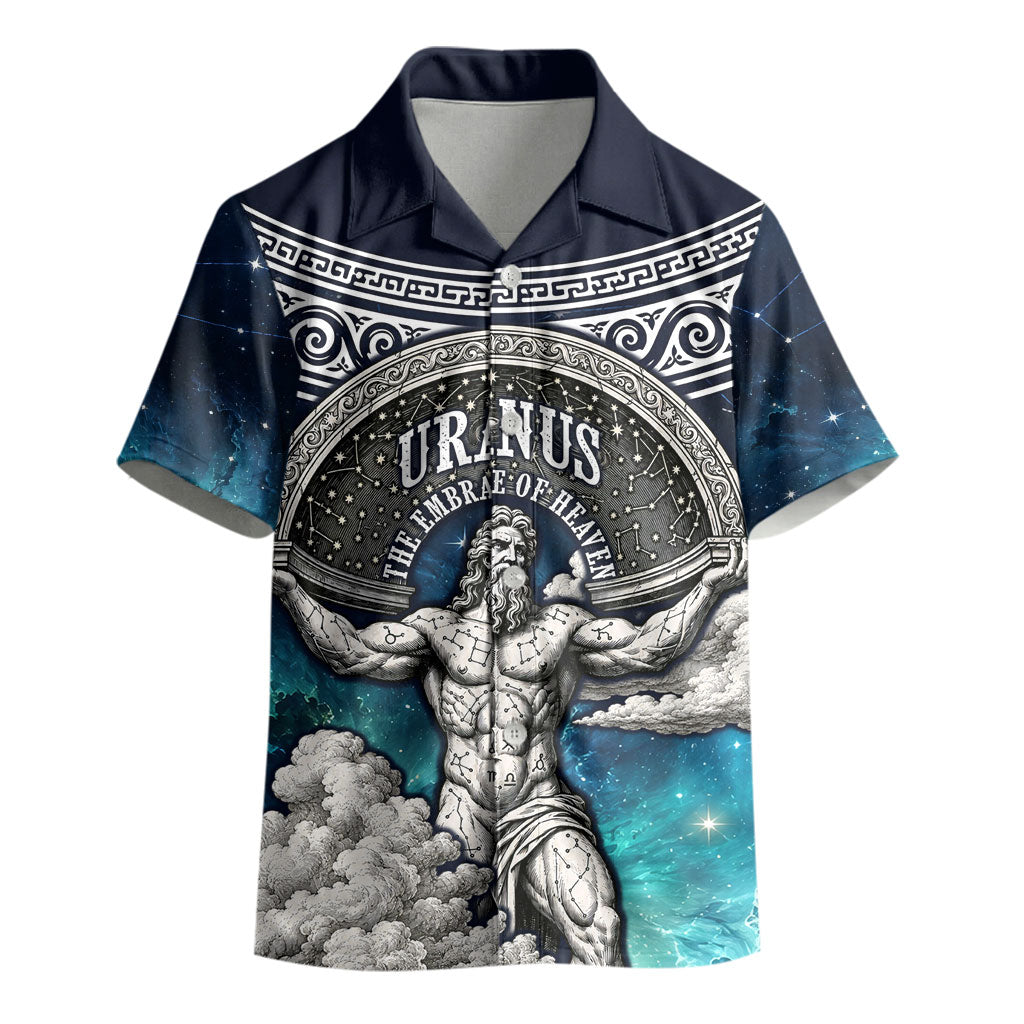 Uranus Greek God Of The Sky Kid Hawaiian Shirt Greek Mythology Celestial Zodiac Constellation Vintage