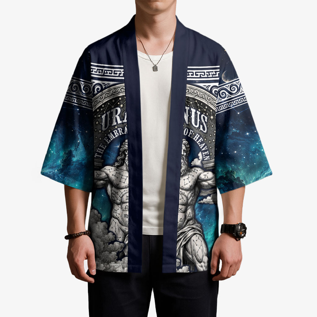 Uranus Greek God Of The Sky Kimono Greek Mythology Celestial Zodiac Constellation Vintage