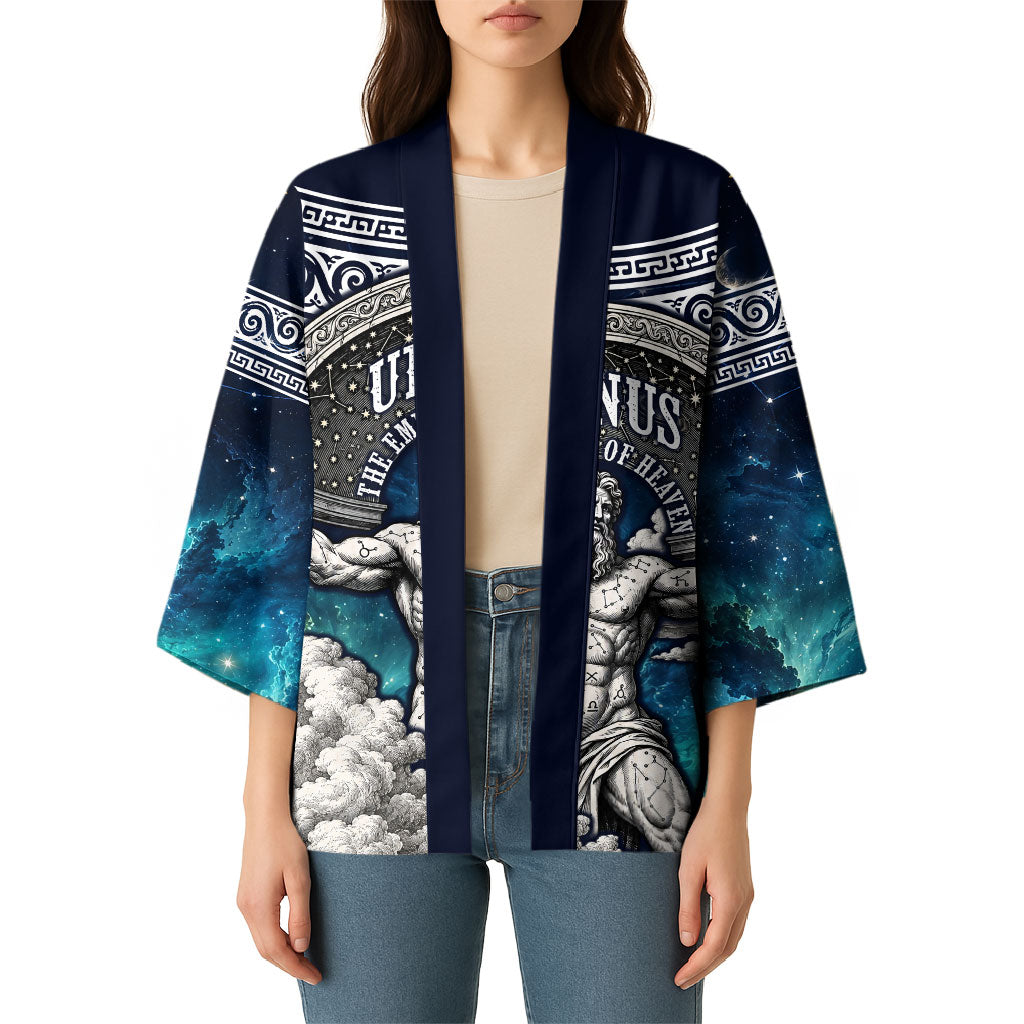 Uranus Greek God Of The Sky Kimono Greek Mythology Celestial Zodiac Constellation Vintage
