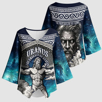 Uranus Greek God Of The Sky Kimono Sleeve Blouse Greek Mythology Celestial Zodiac Constellation Vintage
