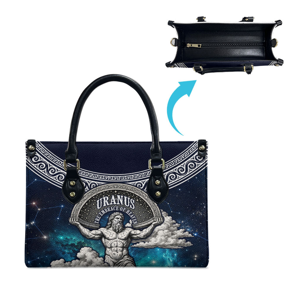 Uranus Greek God Of The Sky Leather Bag Greek Mythology Celestial Zodiac Constellation Vintage