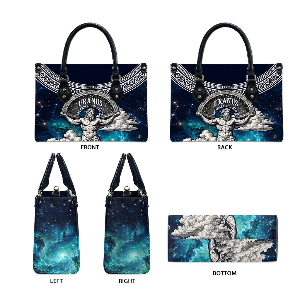 Uranus Greek God Of The Sky Leather Bag Greek Mythology Celestial Zodiac Constellation Vintage