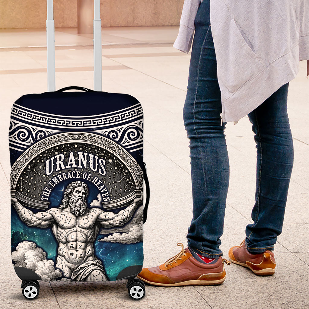 Uranus Greek God Of The Sky Luggage Cover Greek Mythology Celestial Zodiac Constellation Vintage
