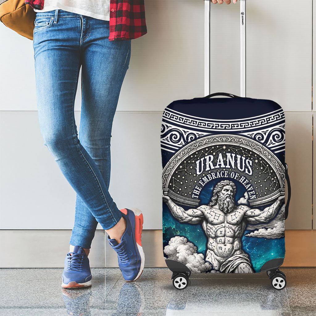 Uranus Greek God Of The Sky Luggage Cover Greek Mythology Celestial Zodiac Constellation Vintage