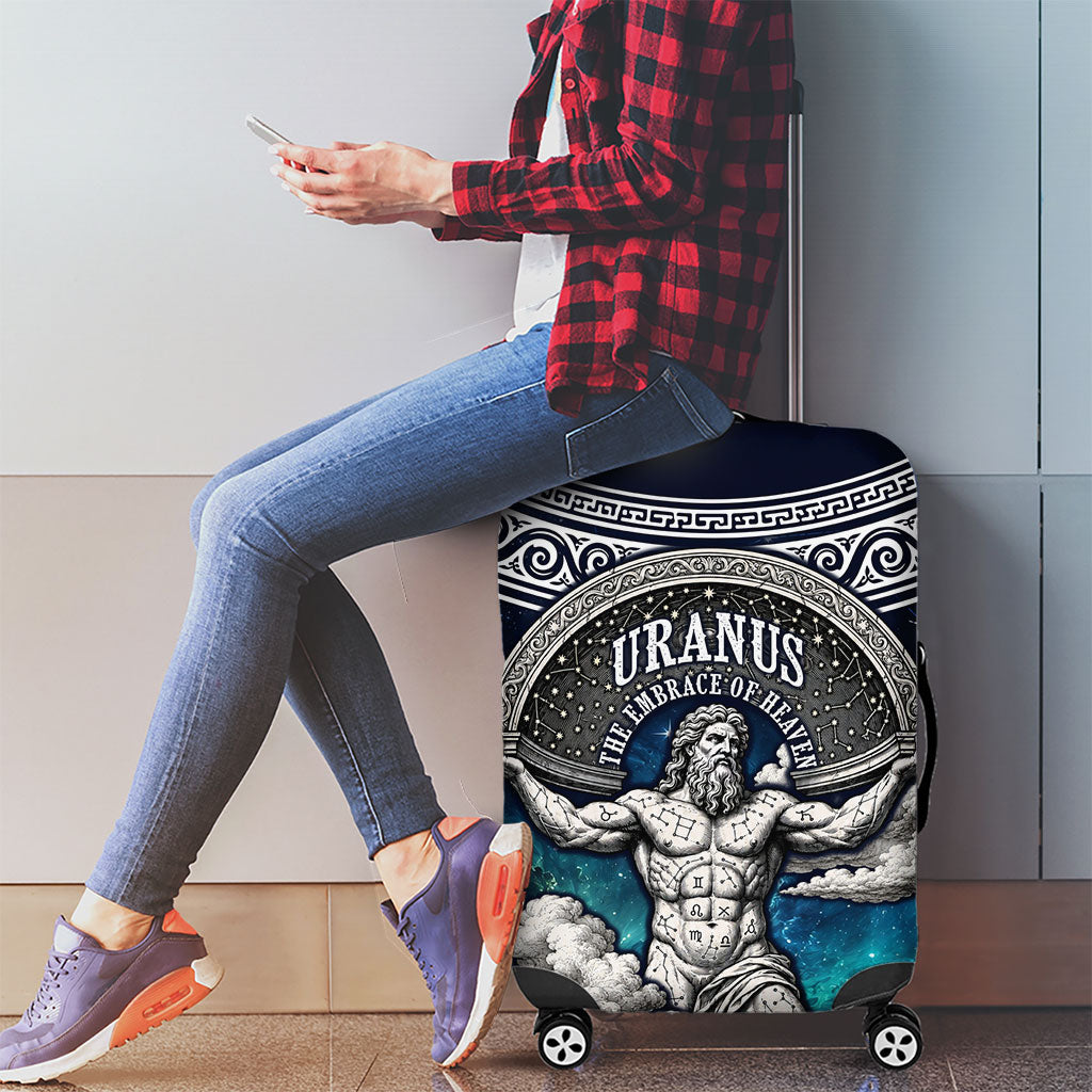Uranus Greek God Of The Sky Luggage Cover Greek Mythology Celestial Zodiac Constellation Vintage