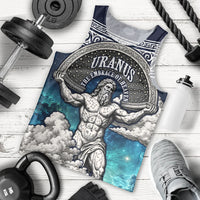 Uranus Greek God Of The Sky Men Tank Top Greek Mythology Celestial Zodiac Constellation Vintage