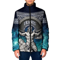 Uranus Greek God Of The Sky Padded Jacket Greek Mythology Celestial Zodiac Constellation Vintage