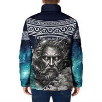 Uranus Greek God Of The Sky Padded Jacket Greek Mythology Celestial Zodiac Constellation Vintage