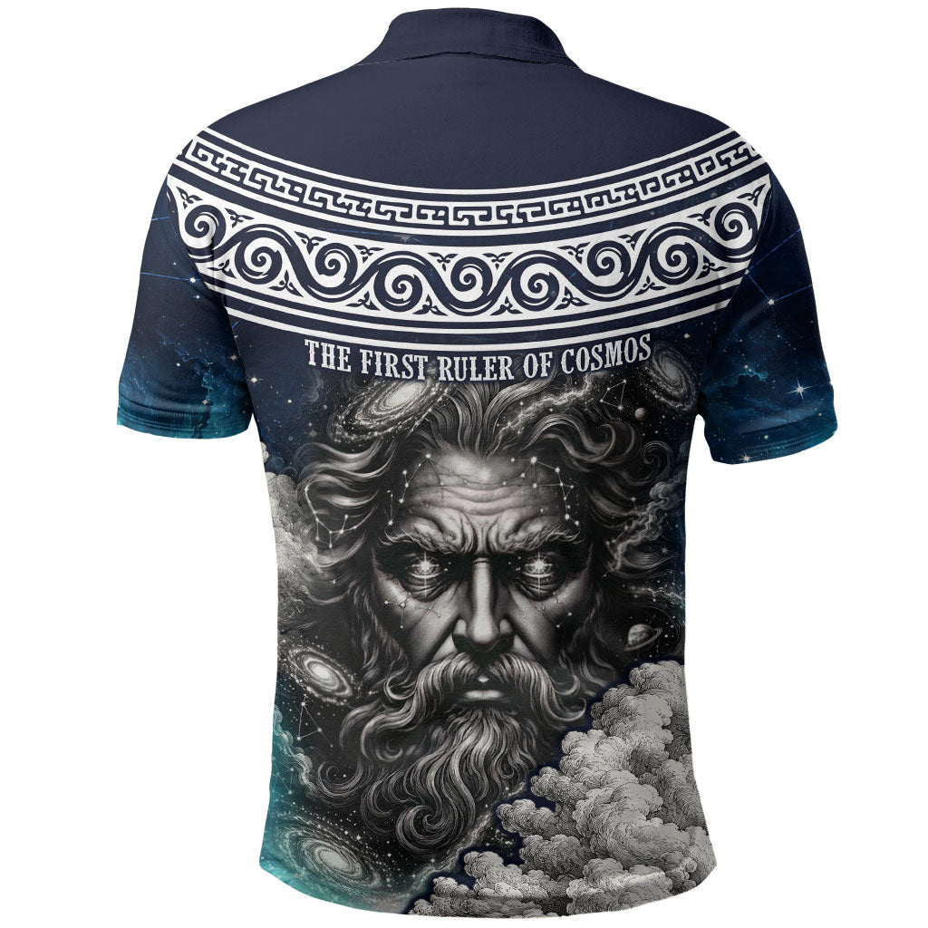 Uranus Greek God Of The Sky Polo Shirt Greek Mythology Celestial Zodiac Constellation Vintage