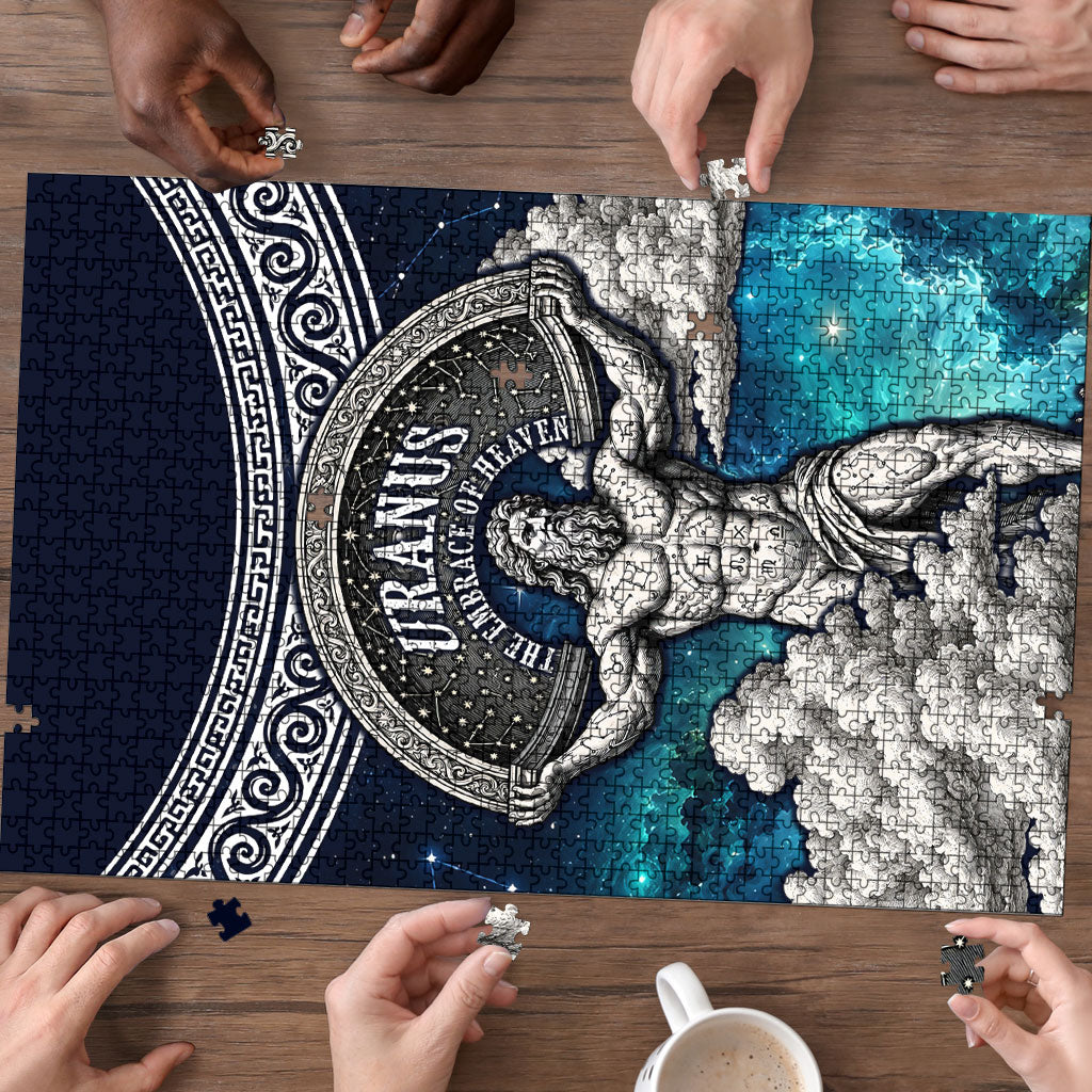 Uranus Greek God Of The Sky Puzzle Greek Mythology Celestial Zodiac Constellation Vintage