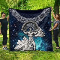 Uranus Greek God Of The Sky Quilt Greek Mythology Celestial Zodiac Constellation Vintage